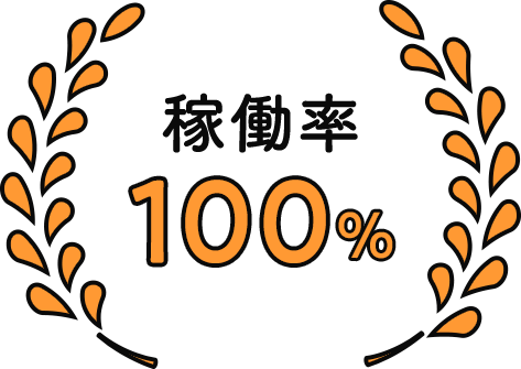 Webサーバー稼働率100％